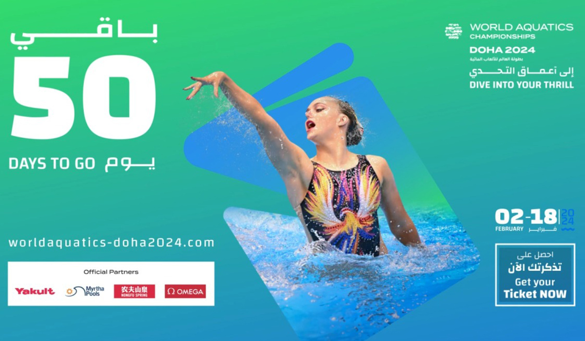 World Aquatics Championships – Doha 2024: 50 days to go